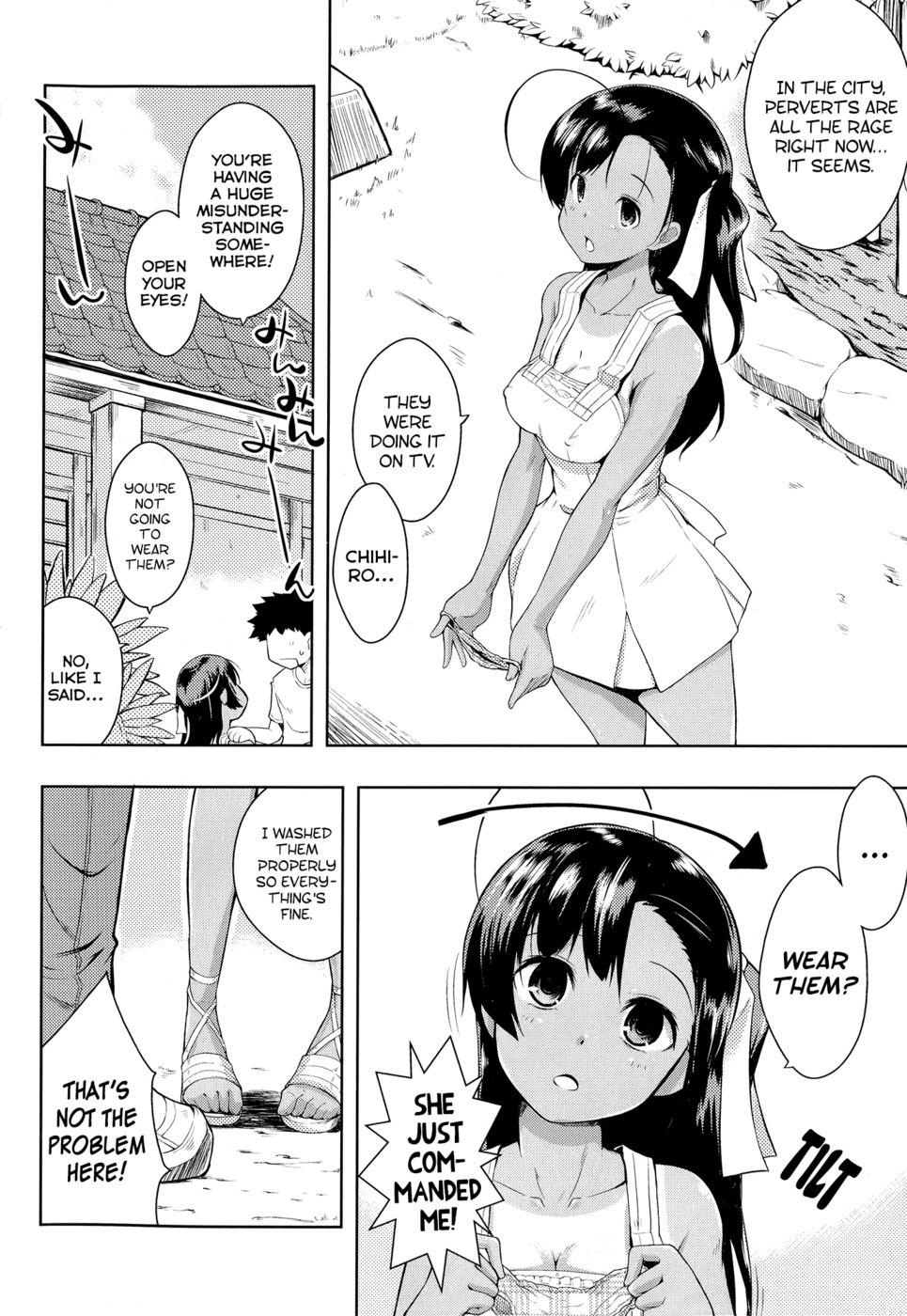 Hentai Manga Comic-Natsu to Pantsu to Hiyake Shoujo-Read-2